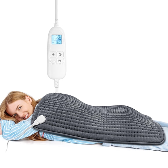 Almohadilla Eléctrica de Calor FluffyWarmth 43x84 cm 6 Niveles de Calor 110V