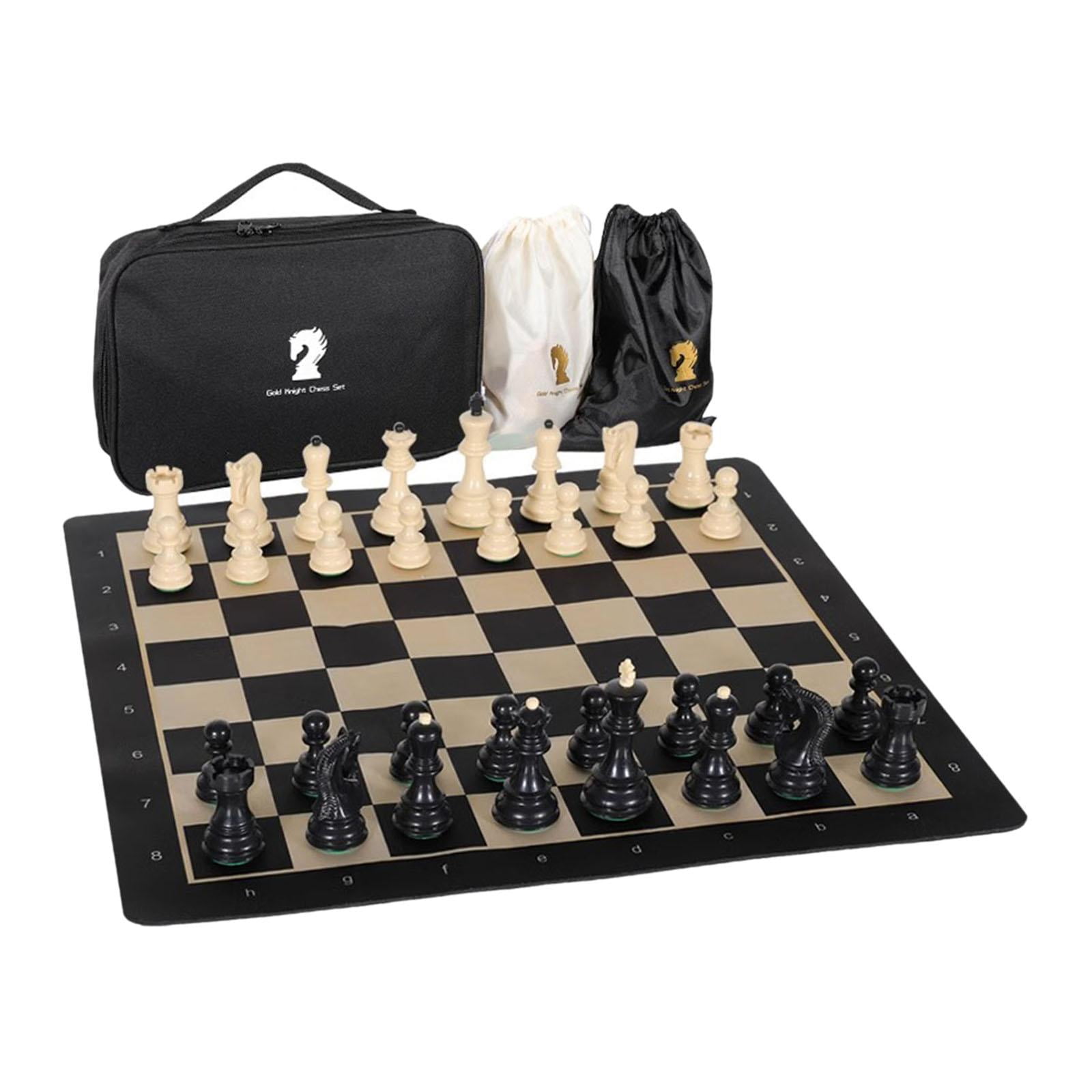 Bothyi - Bolsa De Almacenamiento Para Juegos Familiares De Ajedrez Internacional Portátil Para Amigos Y Niños