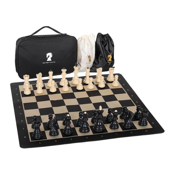Bolsa De Almacenamiento Para Juegos Familiares De Ajedrez Internacional Portátil Para Amigos Y Niños