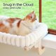 thumbnail image 2 of Zakkart SnugCloud Cat Perch para alféizar, madera natural, 2 of 3