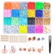 thumbnail image 4 of Cuentas De Arcilla Heishi, Cuentas De Disco Redondas Planas Para Pulsera, Fabricación De Joyas, 3954 Uds., 4 of 5