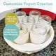 thumbnail image 3 of Set de 8 tarros de cristal para máquina de yogur Euro Cuisine, 3 of 7
