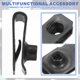 thumbnail image 4 of Uxcell Tuerca de Clip en U-Style, Sujetadores de Tuerca en U Extruidos Regulares para Automóviles, Metal, Moto, Negro M10-1.5, 4 of 6