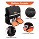 thumbnail image 4 of Bolso para silla de ruedas JLDTOP grande, impermeable, reflectante, negro, 4 of 8