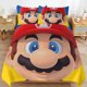 thumbnail image 1 of Super Mario 3-Piece Comforter Set for Bedroom Super Mario Bedding Set for Kids Adults Soft Microfiber Duvet Cover Set with Zipper Closure, 1 of 5