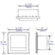 thumbnail image 5 of Portarrollos de papel higiénico marca ALFI ABTPC77-W White Matte, 5 of 8
