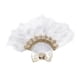 thumbnail image 4 of Abanicos De Mano Adorno Accesorios Para Fotos Novia Boda Día De San Valentín Decoración Dorado, 4 of 5