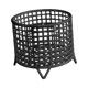 thumbnail image 4 of Cesta Redonda De Alambre De Metal, Cesta De Almacenamiento De Malla Resistente Para El Hogar, Lavandería, Inodoro, Color Negro, 4 of 5