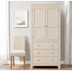 thumbnail image 1 of Closet "Armonía" de Madera Ropero Artesanal con Cajones y Barra - Beige - 100x50x180 cm, 1 of 3