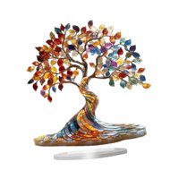 Magideal - Placa De Acrílico 2D Del De La Vida, Regalo De Decoración Del Hogar Con Soporte Artesanal Para Festival, Sala De Estar, Estantería, Gabinete De