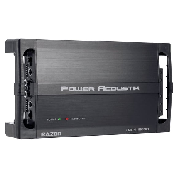 Amplificador Power Acoustik RZR41500D 4 Canales 1500W Clase D