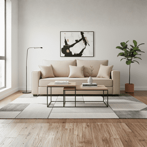 Construmuebles - Sofa Aurelia 3 Cuerpos Tela Beige