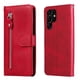 thumbnail image 5 of Funda con Cremallera para Samsung Galaxy S23 Ultra 5G, Carcasa Cartera de Cuero PU con Soporte y Tarjetero, 5 of 6