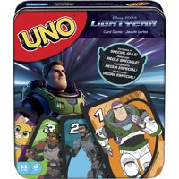 Juego De Cartas Mattel Uno Disney Pixar Lightyear Lata Coleccionable