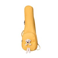 Magideal - Bolsa Para Ukelele, Mochila Para Ukelele, Funda Para Guitarra Portátil, Ligera, Impermeable, Bolsa Para Ukelele, Regalos De Viaje, Acampada, Principia Amarillo