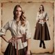 thumbnail image 3 of Renaissance Belt Pouch Medieval Pirate Costume Accessories S, 3 of 3