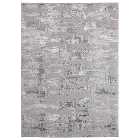 Alfombra decorativa United Weavers Cascades Salish gris abstracta