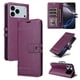 thumbnail image 1 of Premium Wallet Case for iPhone 17 Pro with Card Slots & Kickstand, Flip Cover Purple, 1 of 6