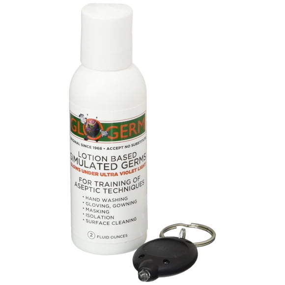 Mini Kit GLO GERM Mini Glo Germ con gel de 60 ml y luz UV