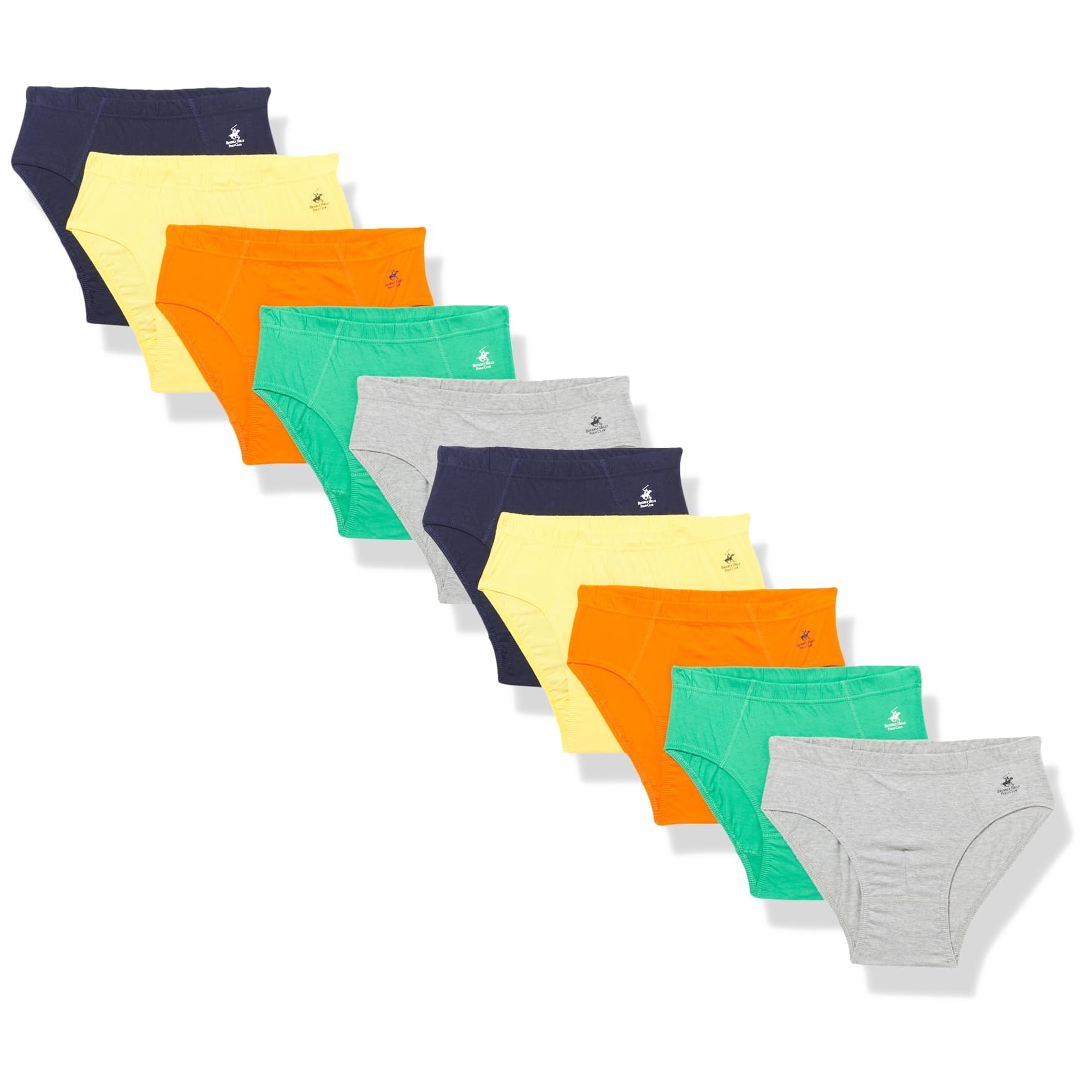 Calzoncillos Beverly Hills Polo Club De Talle Bajo Para Hombre, Paquete De 10