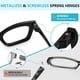 thumbnail image 3 of Lentes de Lectura Reducblu Cat Eye Sin Metal y Sin Tornillos Paquete de 6, 3 of 8