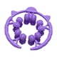 thumbnail image 3 of Rodillo de Masaje Circular para Piernas Músculos Y Brazos 20 Ruedas Diseño Ergonómico Y Ajustable Adecuado para Entrenamiento Y Recuperación Muscular Púrpura, 3 of 5