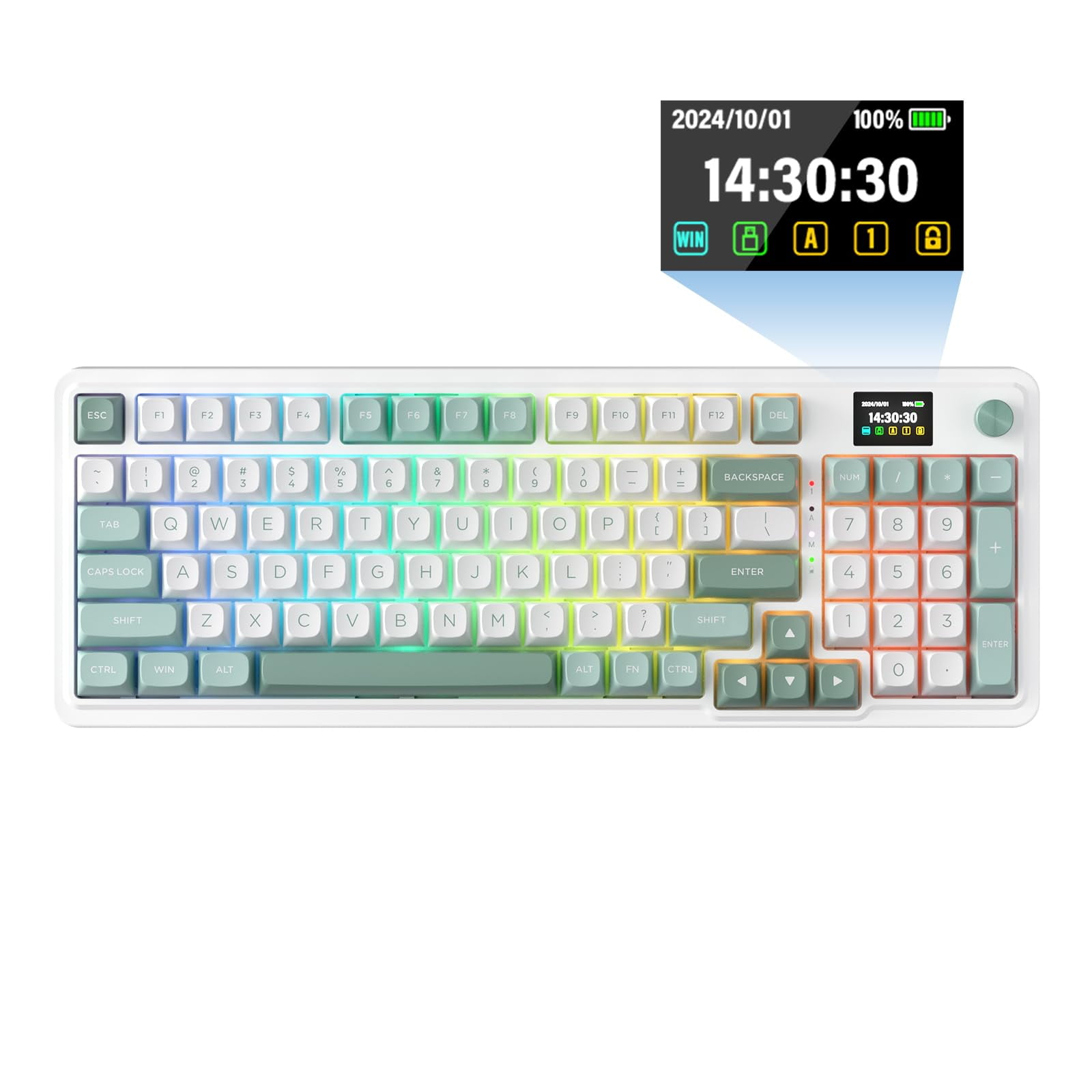 Teclado Gaming Redragon K719 Con Junta Inalámbrica 95 Teclas