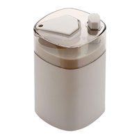 Bothyi - Soporte Compacto Para Palillos De Dientes Caja De Almacenamiento De Palillos De Dientes De Plástico Para El Hogar, Hotel, Oficina, Gris