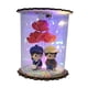 thumbnail image 1 of Rosa Pareja Enamorados Lampara Luz Led Regalo San Valentin A, 1 of 4