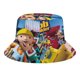 thumbnail image 5 of Bob el Constructor Sombrero bucket para adultos, gorra de protección solar, sombrero de pescador plegable para viajes al aire libre, pesca y actividades de verano, 5 of 6