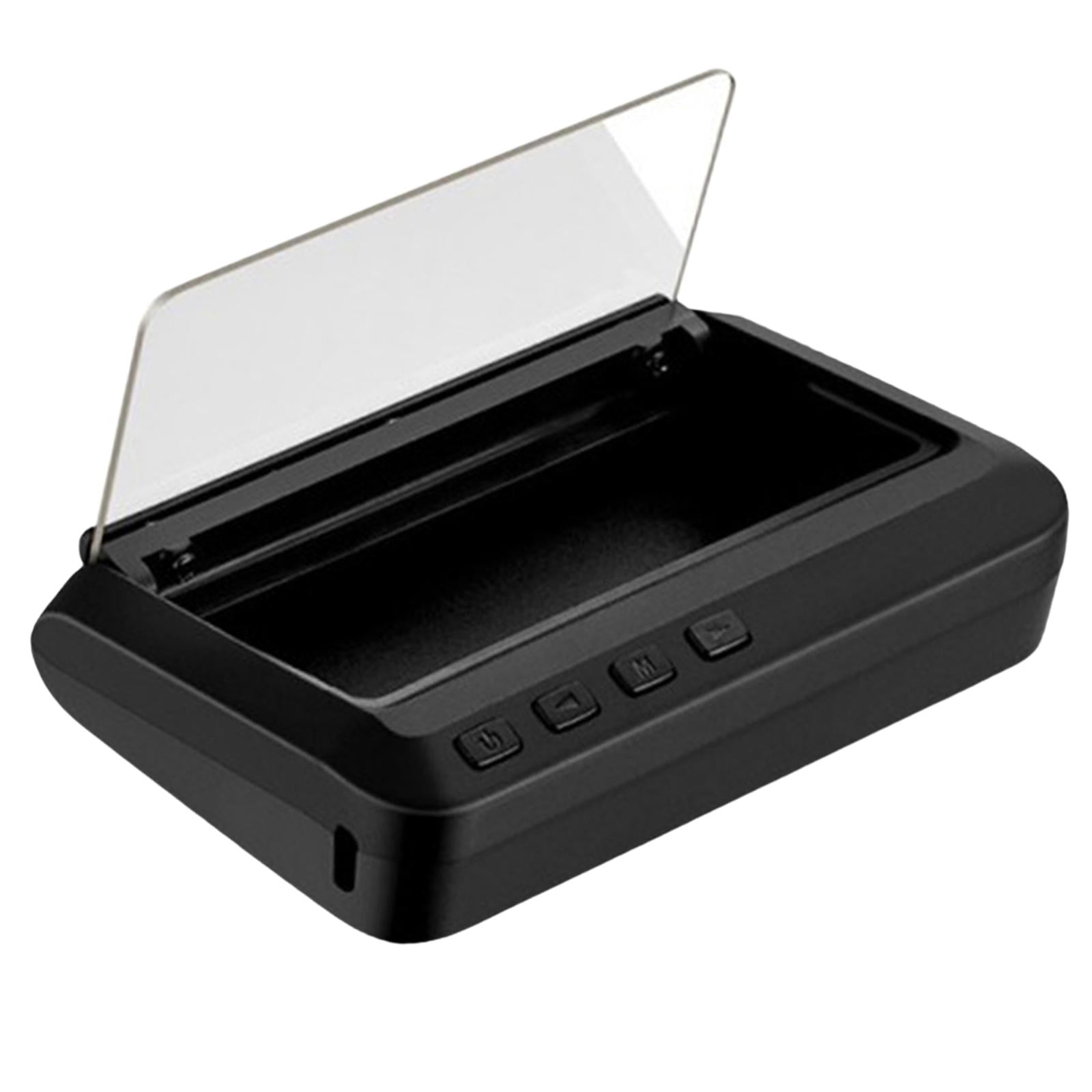 Magideal - Velocímetro Con Pantalla Frontal Gps Universal Para Coche, Voltaje De De Hud, Configuración Fácil De Conducción Segura Kmh/mph Odómet