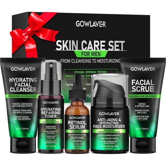 Set Cuidado Facial Hombre Hidratante Antiedad
