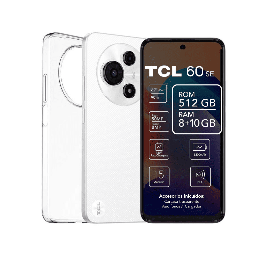 Tcl - Smartphone 60se 512+6gb Blanco