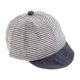 thumbnail image 5 of sombreros de bebé sombreros de algodón suave sunhat gorra de béisbol sol sombrero boina gris, 5 of 5