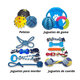 thumbnail image 3 of Set 15 Juguetes Para Mascotas Antiestrés Pelota Cuerda Goma, 3 of 4