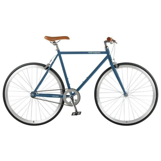 Bicicleta Urbana Harper Fixie - 1 Velocidad azul XL