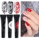 thumbnail image 1 of Esmalte de gel UV LED ENASUI de 3 colores y 8 ml para placas de estampación de uñas. Esmalte de gel para estampación de uñas en blanco, negro y rojo. Juego de esmaltes de gel para estampación de uñas., 1 of 7