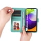 thumbnail image 4 of Funda tipo cartera FOXDOCK para Samsung Galaxy A52 , diseño girasol en relieve, cuero PU, cierre magnético, soporte y tarjetero, 4 of 5