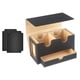 thumbnail image 1 of Caja De Baraja De Cartas Organización Cierre Magnético Contenedor Protección Tarjetero Caqui Y 2 Divisores, 1 of 2