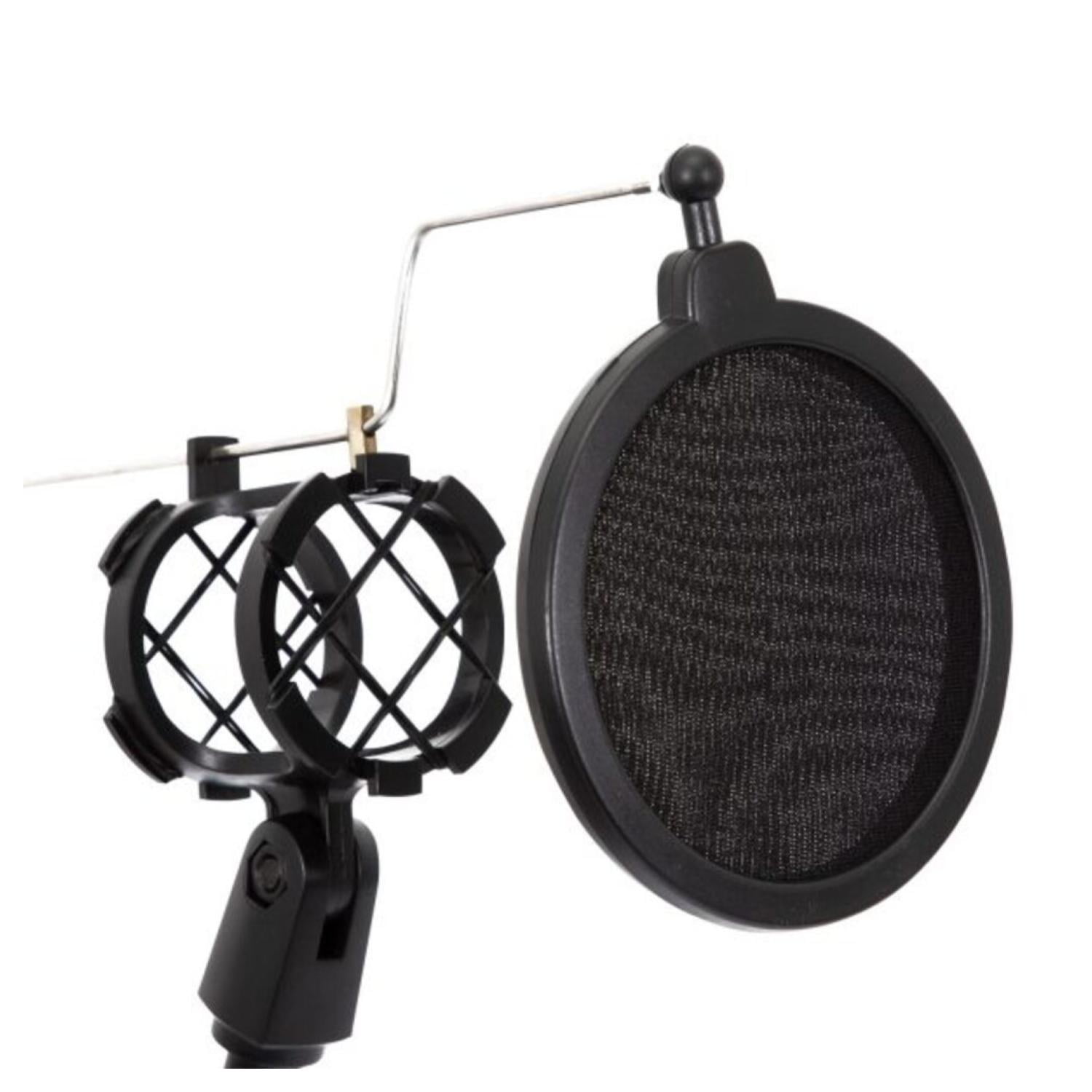 Kit De Grabacion Para Telefono Y Microfono Negro Philco