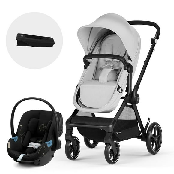 Coche Travel System EOS Gris en 1 LG + Aton G + Base Isofix