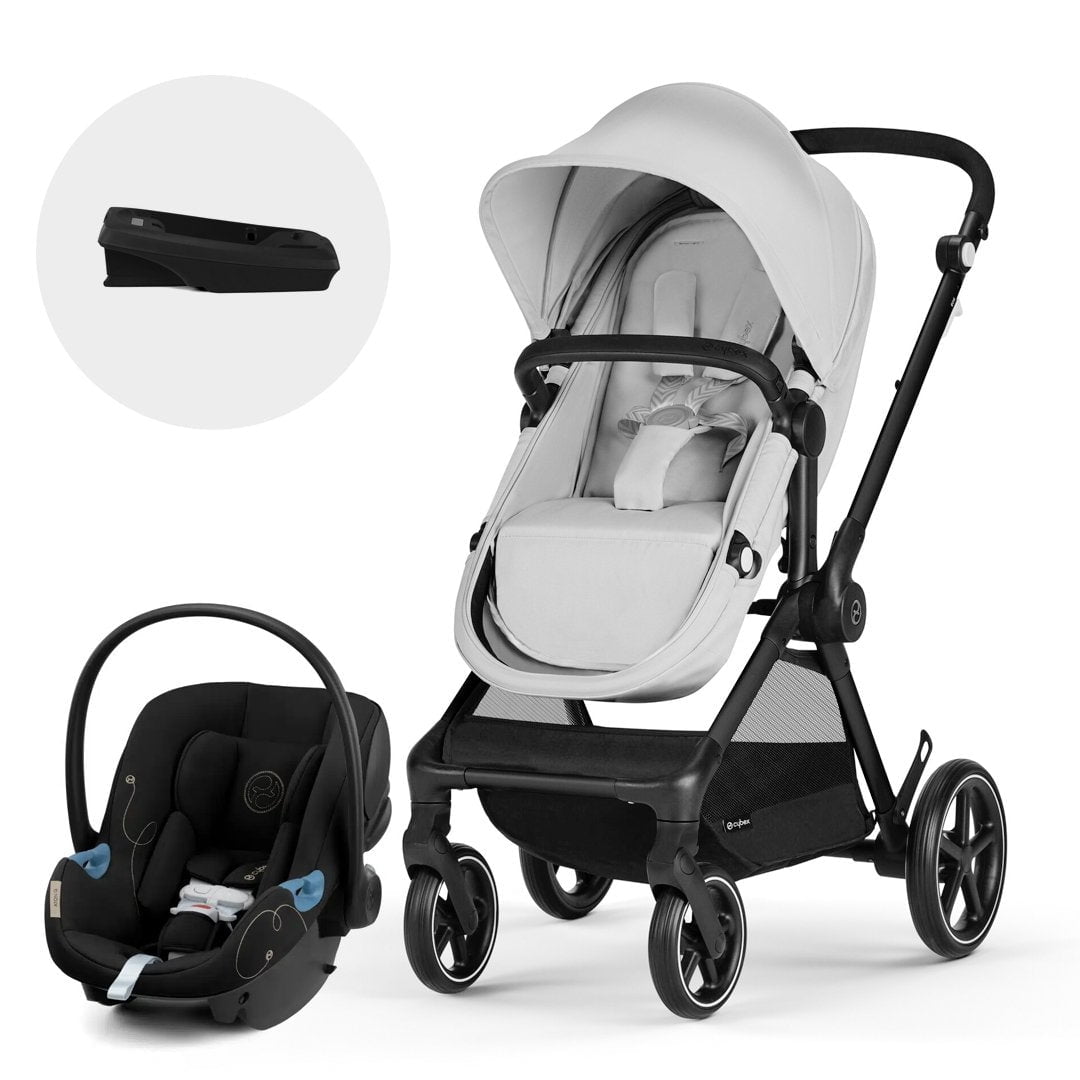 Cybex - Coche Travel System Eos Gris En 1 Lg + Aton G + Base Isofix