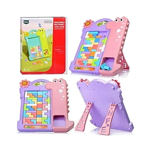 Genérico - Tetris Montessori Para Niños Bloques De Lógica 3D Rosa