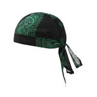 Magideal - Pañuelo Para La Cabeza Como Gorro Y Pañuelo Pirata Un Gorro Interior Y Pañuelo Deportivo Cómodo De Secado Rápido Para Mayor Comodidad En Motociclismo Negro