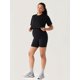 thumbnail image 3 of Shorts de maternidad MOMANDA estilo biker, 15 cm, negro, talla mediana, 3 of 5