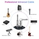 thumbnail image 2 of Cable de instrumento Sovvid de 3 m, paquete de 2 unidades para guitarra eléctrica y bajo, 2 of 7