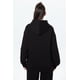 thumbnail image 3 of Polerón Mujer Oversize Print Negro, 3 of 4