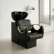 thumbnail image 1 of Lavapelo Profesional para Peluquería con Taza de Cerámica Negro Detalles con Dorados – Ébano Dorado Pro, 1 of 2