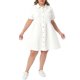 thumbnail image 1 of Agnes Orinda Conjuntos de Halloween Vestido Babydoll de Mezclilla para Mujer de Talla Grande, 1 of 8