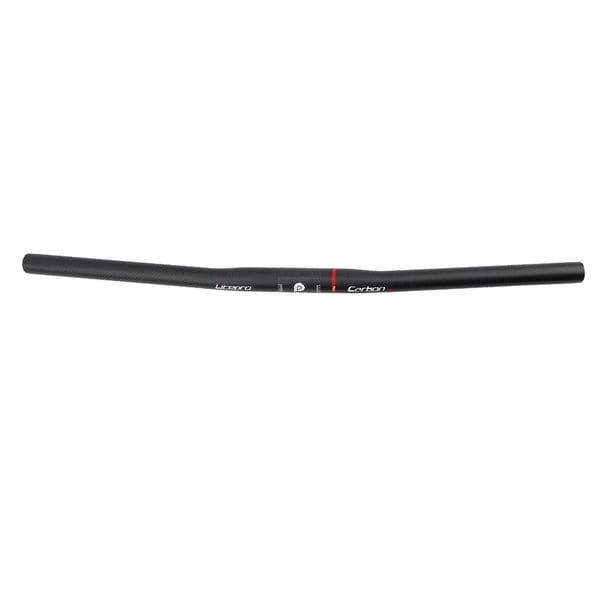 Manillar de bicicleta de fibra de carbono plano, 0,4mm, 082mm, negro, ligero para bicicletas, bicicleta de carretera de descenso, bicicleta plegable negro brillante
